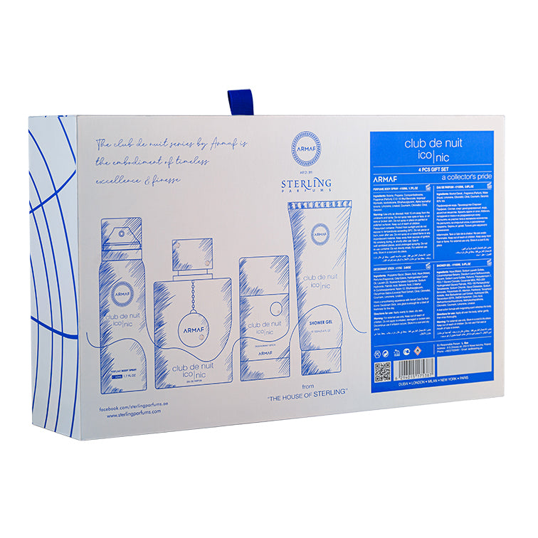CLUB DE NUIT ICONIC 4 PIECES GIFT SET