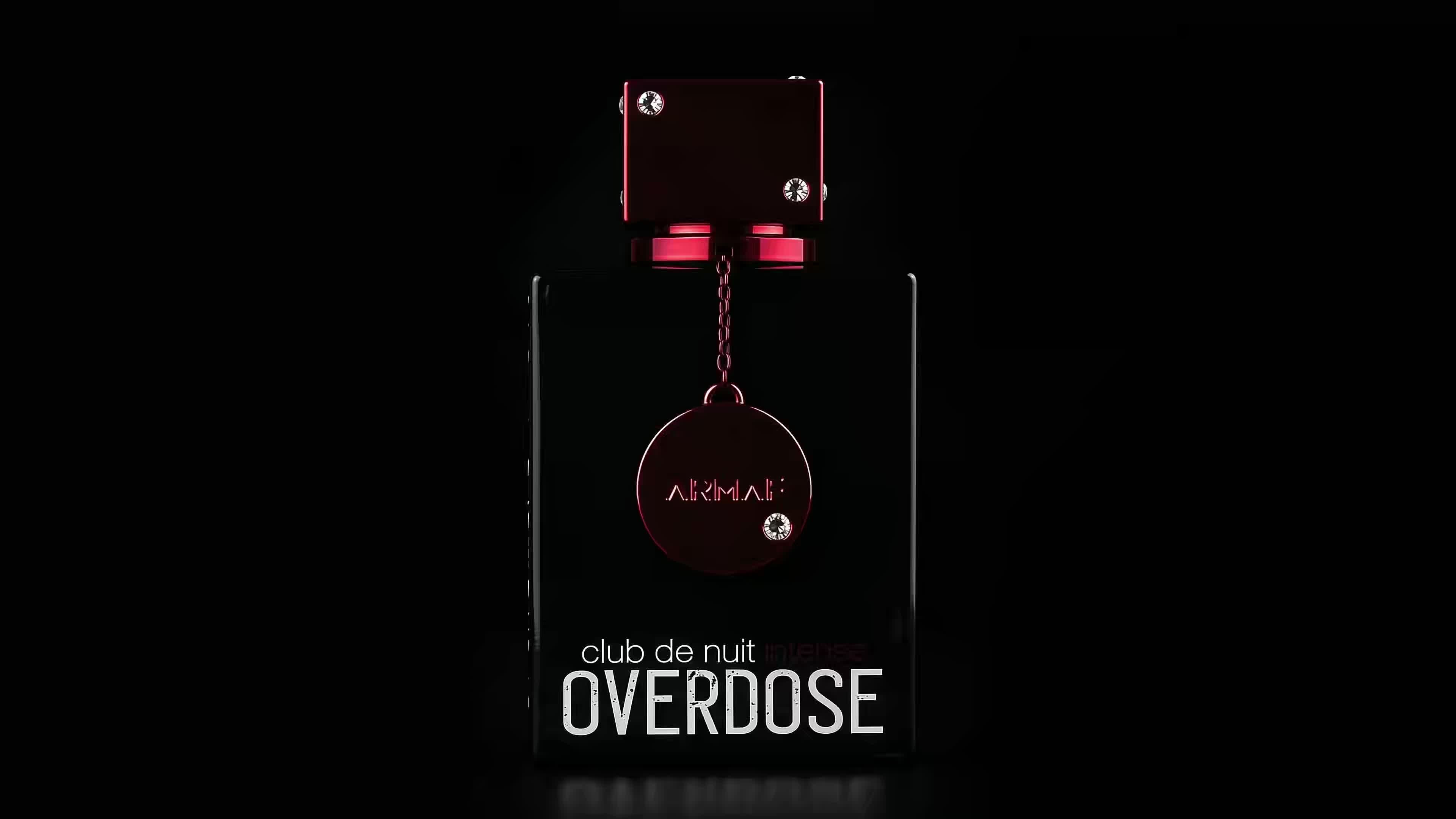 Club de Nuit Intense Overdose bottle rotating on scroll